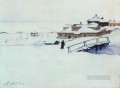 冬の風景 1910 コンスタンティン ユオン 雪